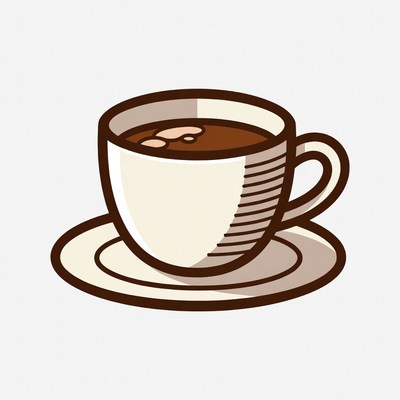 Coffee Cup with Saucer