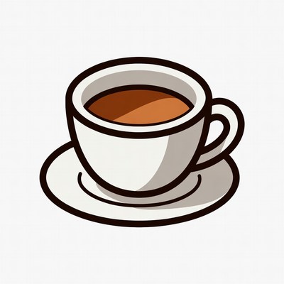 Cup of Tea with Saucer