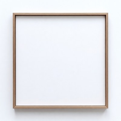 Empty White Picture Frame