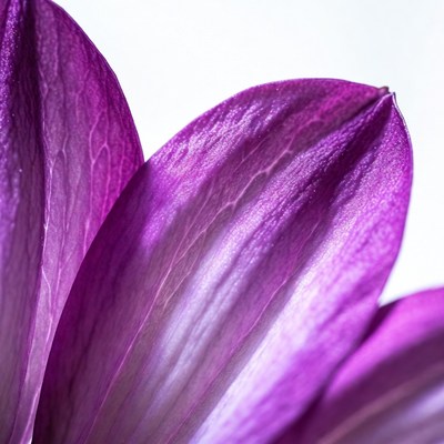 Purple flower petals close-up
