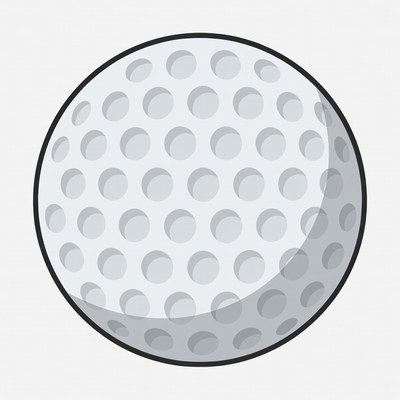 Golf Ball Illustration