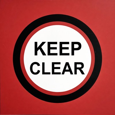 Keep Clear Sign