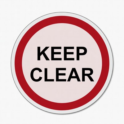 Keep Clear Sign