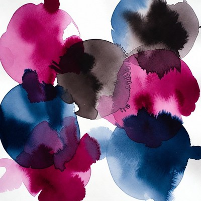 Colorful Watercolor Paint Splashes