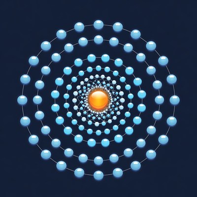 Bohr Model of Atom Illustration