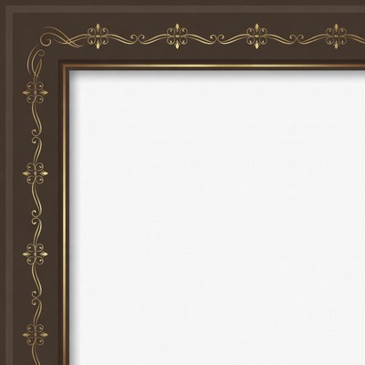 Ornate Golden Fleur-de-lis Frame