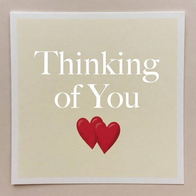 Thinking of You with Hearts