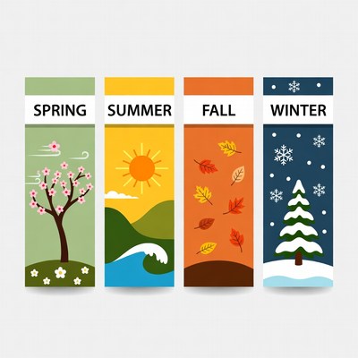 Four Seasons Illustration