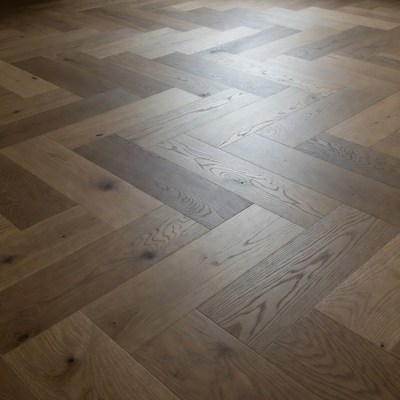 Herringbone Oak Wood Floor