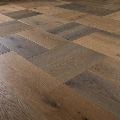 Herringbone Pattern Hardwood Floor