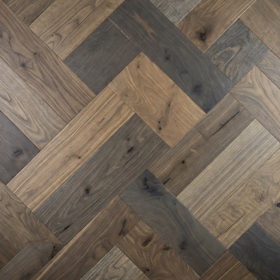 Herringbone Pattern Hardwood Floor