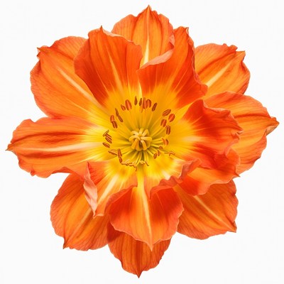Vibrant Orange Flower Bloom