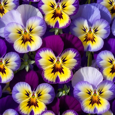 Colorful Pansy Flowers Bouquet