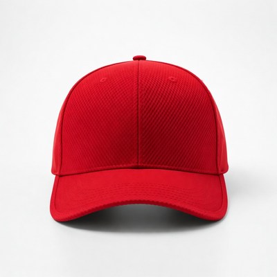 Red Mesh Baseball Cap