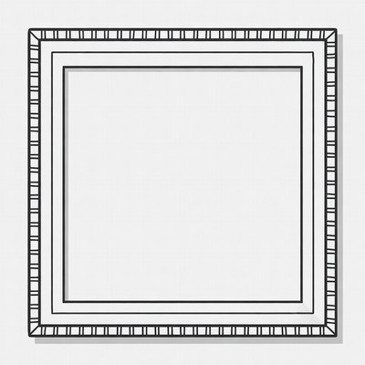 Ornate Empty Picture Frame