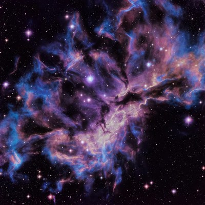 Vibrant Blue Horsehead Nebula