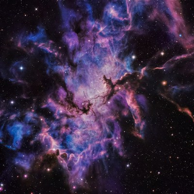 Vibrant Horsehead Nebula in Space