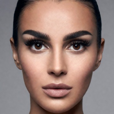 Closeup portrait of beautiful woman