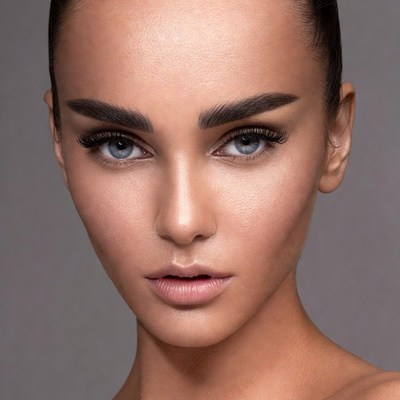 Beautiful woman close-up portrait