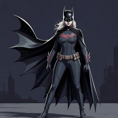 Batgirl in Dynamic Pose