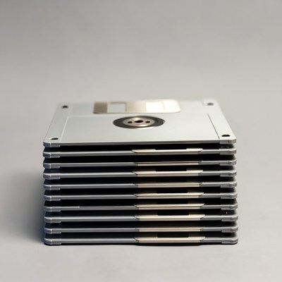 Stack of Floppy Disks