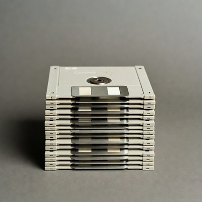 Stack of Floppy Disks