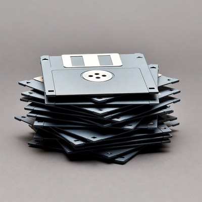 Stack of Floppy Disks