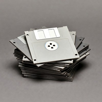 Stack of Floppy Disks