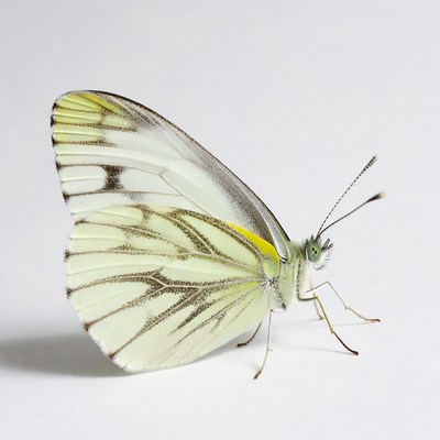 Yellow-veined White Butterfly