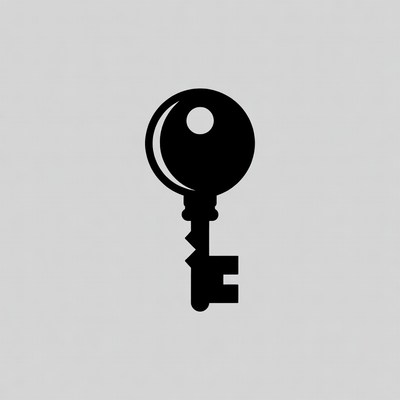 Black Key Icon