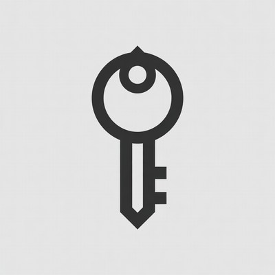 Black Key Icon