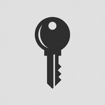 Black Key Icon