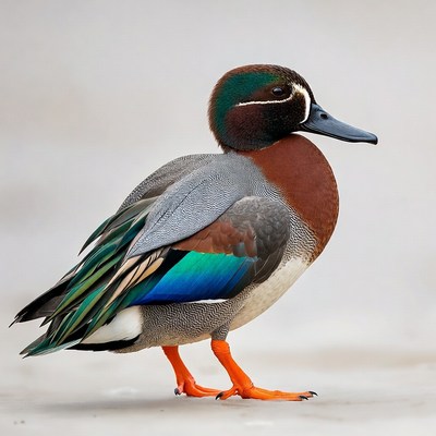 Male Mandarin Duck Profile