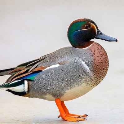 Male Mallard Duck Standing