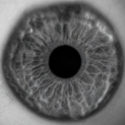 Close-up human eye iris