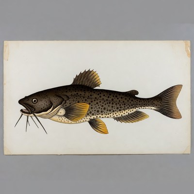 Channel Catfish Illustration