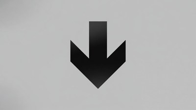 Black Down Arrow Icon