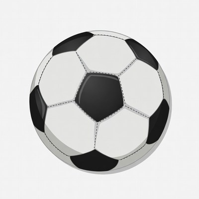 Soccer Ball on White Background