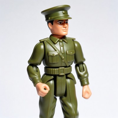Green army soldier action figure