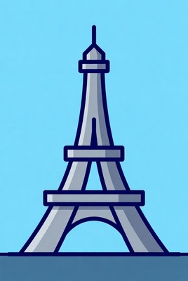 Eiffel Tower illustration