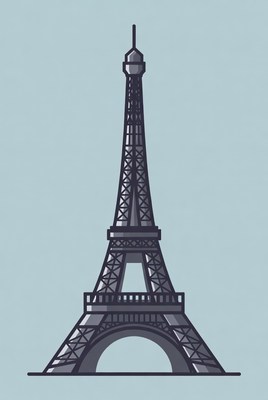 Eiffel Tower illustration