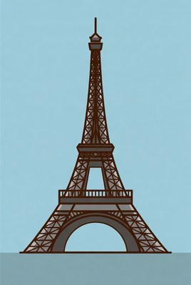 Eiffel Tower illustration