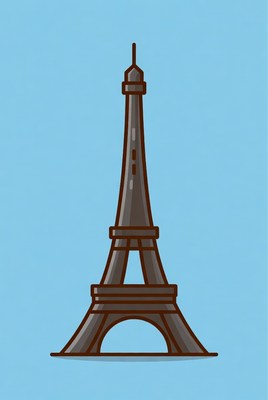 Eiffel Tower illustration