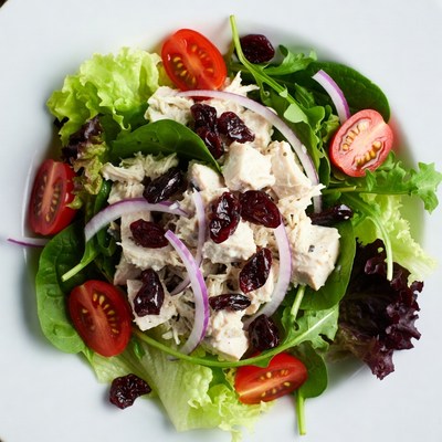 Chicken Salad with Cherries and Tomatoes