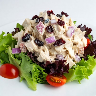 Chicken Salad with Cranberries and Apples