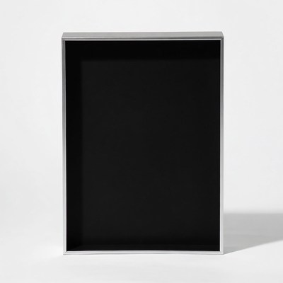 Empty Silver Picture Frame