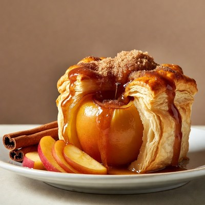Baked Apple Pastry with Cinnamon