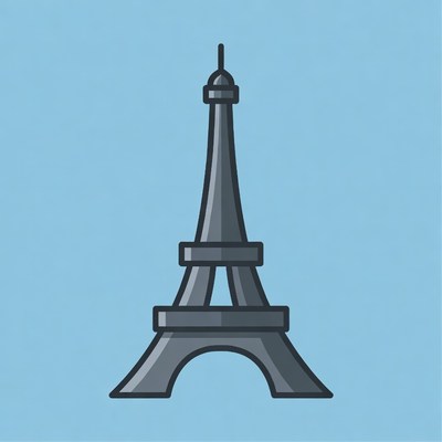Eiffel Tower illustration