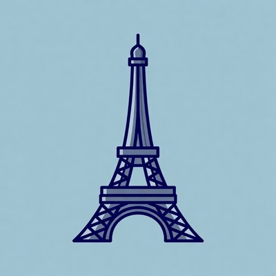 Eiffel Tower illustration