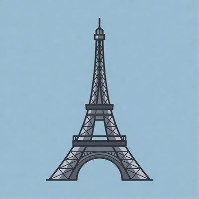 Eiffel Tower illustration